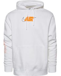 Nike Cotton Boxed Air Hoodie in Red for 