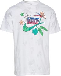 Nike Cotton Sunset Palm T-shirt in Black for Men - Lyst