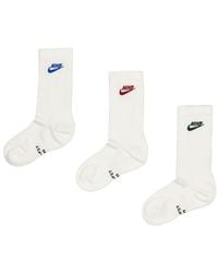 Nike - Elevated Crew 3 Pack Calcetines - Lyst