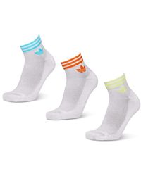 adidas - Ankle 3 Pack Calcetines - Lyst