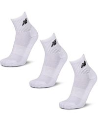 New Balance - Quarter 3 Pack Socks - Lyst