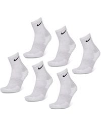 Nike - Everyday Cushioned Crew 6 Pack Sokken - Lyst
