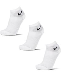 Nike - Everyday Cushioned Ankle 3 Pack Sokken - Lyst