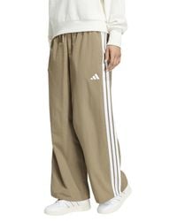 adidas - Iconic Woven Wide Leg Track Pants Broeken - Lyst