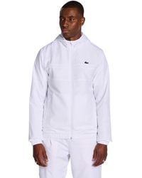 Lacoste - Diamond Weave Track Tops - Lyst