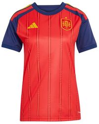 adidas - S Spain Home Shirt World Cup 2026 Short Sleeve Red/blue 10 - Lyst