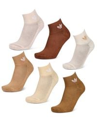adidas - Ankle 6 Pack Socks - Lyst