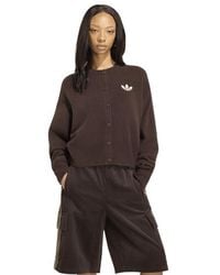 adidas - Essentials Knit Cardigan T-Shirts - Lyst