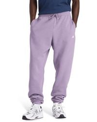 New Balance - Fleece Pants - Lyst