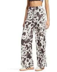 adidas - Originals Wide Leg Joggers Pants - Lyst