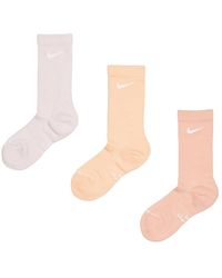Nike - Elevated Crew 3 Pack Calcetines - Lyst