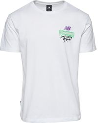 New Balance Kl2 T-shirt in White for 