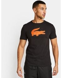 Lacoste - Big Croc Logo T-shirts - Lyst