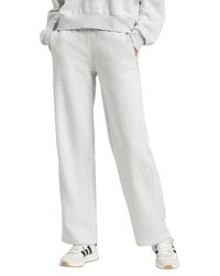 adidas - Essentials Small Logo Open-Hem Joggers Pants - Lyst