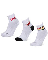 Happy Socks - Ankle 3 Pack Sokken - Lyst