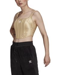 adidas corset beige
