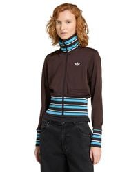 adidas - Vintage Tt High Knitted Ribs Top Track Tops - Lyst