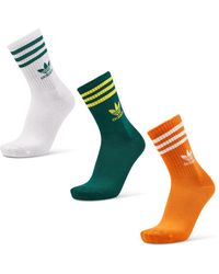 adidas - Solid Crew 3 Pack e Chaussettes - Lyst