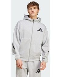 adidas - Z.N.E. Full-Zip Hooded Track Jassen - Lyst