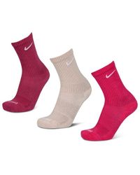Nike - Everyday Cushioned Crew 3 Pack Socks - Lyst