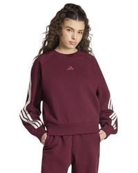 adidas - Kit 3-Stripes Sweatshirt Sweatshirts - Lyst
