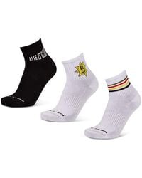 Happy Socks - Ankle 3 Pack Sokken - Lyst
