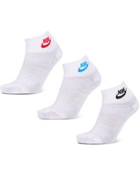 Nike - Everyday Essential Ankle 3 Pack Unisexe - Lyst