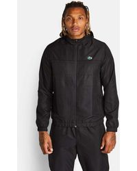 Lacoste - Diamond Weave Hooded Track Tops - Lyst