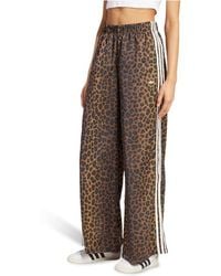 adidas - Originals Wide Leg Satin Joggers Donna - Lyst