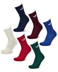 adidas - Crew 6 Pack Calcetines - Lyst