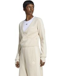 adidas - Originals By Jennie Knitted Cardigan Sweatshirts - Lyst