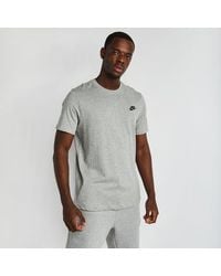 Nike - Sportswear Club Camiseta Gris - Lyst