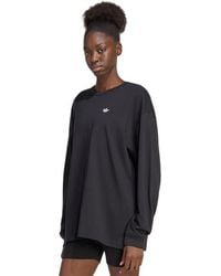 adidas - Essentials Oversize Long-Sleeve Top T-Shirts - Lyst