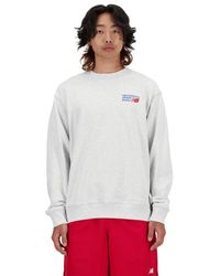 New Balance - Athletics Premium Logo Crew Sweatshirts - Lyst