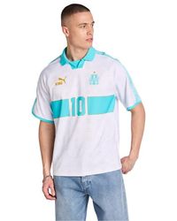 PUMA - Olympic Marseille King Retro Jerseys/Replicas - Lyst