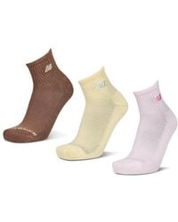 New Balance - Ankle 3 Pack Socks - Lyst