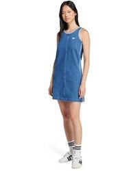adidas - 3S Denim Jurken - Lyst