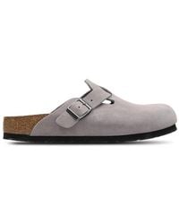 Birkenstock - Suede Flip-Flops And Sandals - Lyst