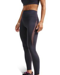 Nike - Universa High-Waisted 7/8 Mesh Leggings Leggings - Lyst