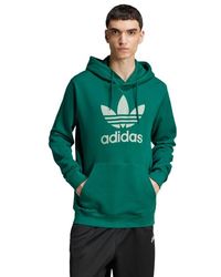 adidas - Trefoil Felpe Con Cappuccio - Lyst