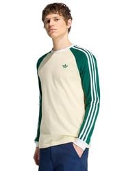 adidas - 3-Stripes Long-Sleeve Top Long-Sleeve Top T-Shirts - Lyst