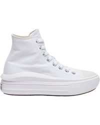 white converse platform boots