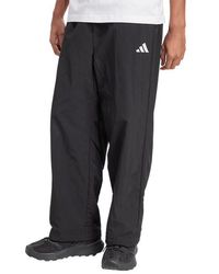 adidas - Essential Small Logo Woven Open Hem Pant Pants - Lyst