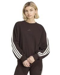 adidas - Kit 3-Stripes Sweatshirt Sweatshirts - Lyst