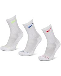 Nike - Elevated Crew 3 Pack Calcetines - Lyst
