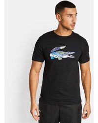 Lacoste - Big Croc Graphic T-shirts - Lyst