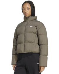 adidas - Short Padded Jacket Damen Jacken - Lyst