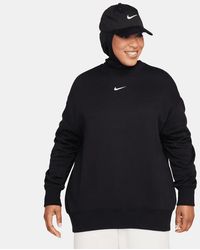 Nike - Felpa a girocollo oversize sportswear phoenix fleece - Lyst