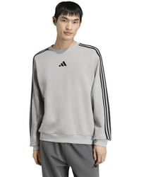 adidas - Essentials 3-Stripes Sweatshirt Sweatshirts - Lyst