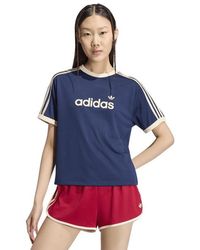 adidas - Lineaer Mesh T-Shirt T-Shirts - Lyst